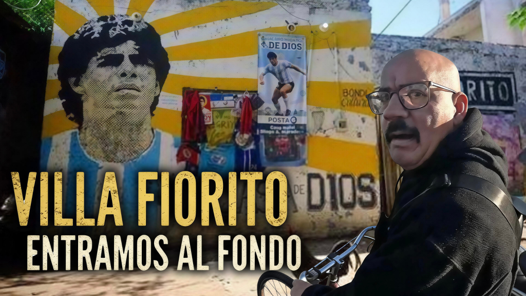 PEDALEANDO POR FIORITO EN BICICLETA POR LA CASA DE MARADONA
